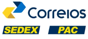 Envio pelos Correios nas modalidades SEDEX e PAC